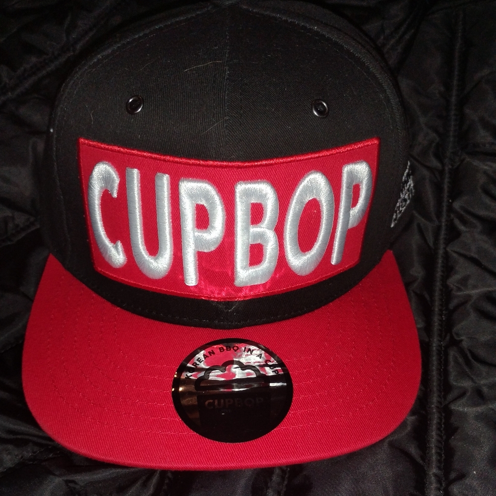 Red and Black Hat